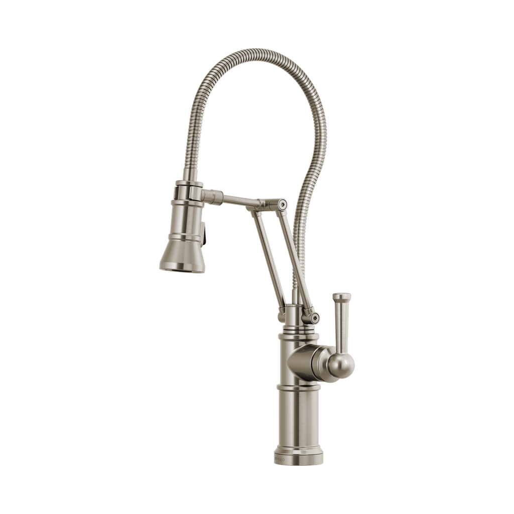 Brizo 63125LF-SS Artesso Articulating Kitchen Faucet 1Lhed Hose