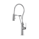 Brizo 63144LF-PC Litze Articulating Faucet With Industrial Handle And Finished Hose