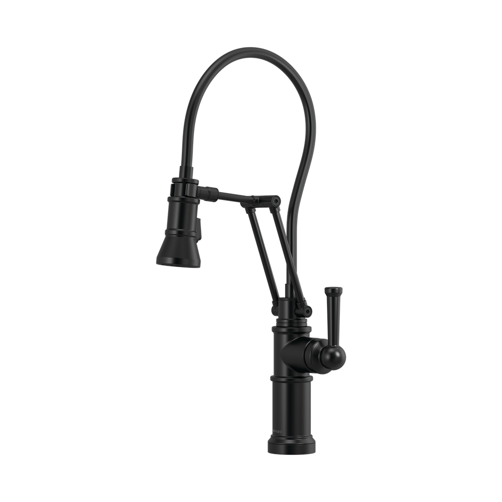 Brizo 63225LF-BL Artesso Single Handle Articulating Arm Kitchen Faucet