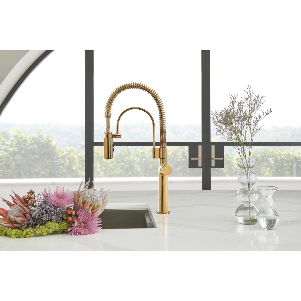 Brizo 63375LF-PGLHP Odin Spring Spout Pull-Down