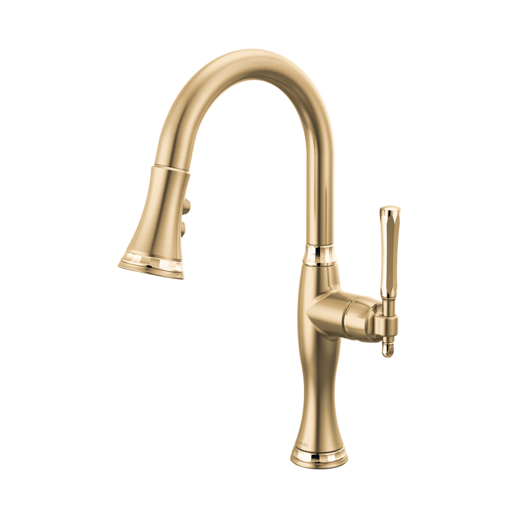 Brizo 63958LF-GLPG Tulham Pull-Down Prep Faucet