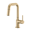 Brizo 63965LF-GLLHP Odin Square Pull-Down Prep Faucet
