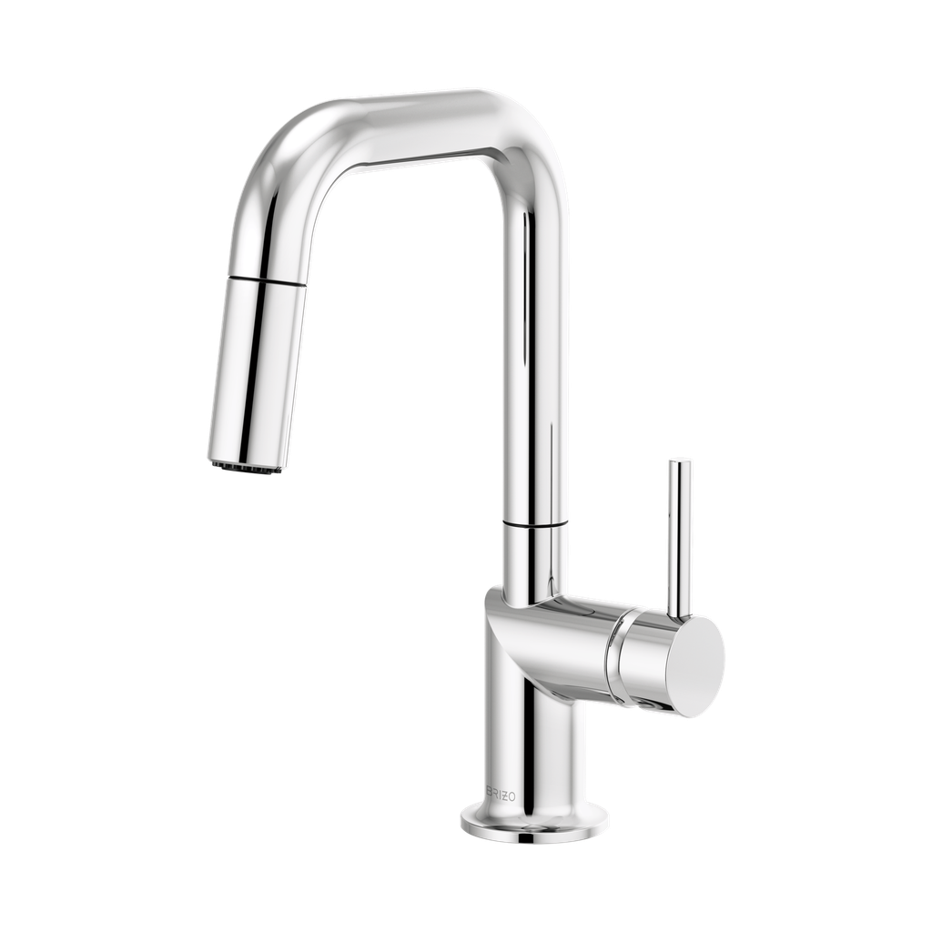 Brizo 63965LF-PCLHP Odin Square Pull-Down Prep Faucet