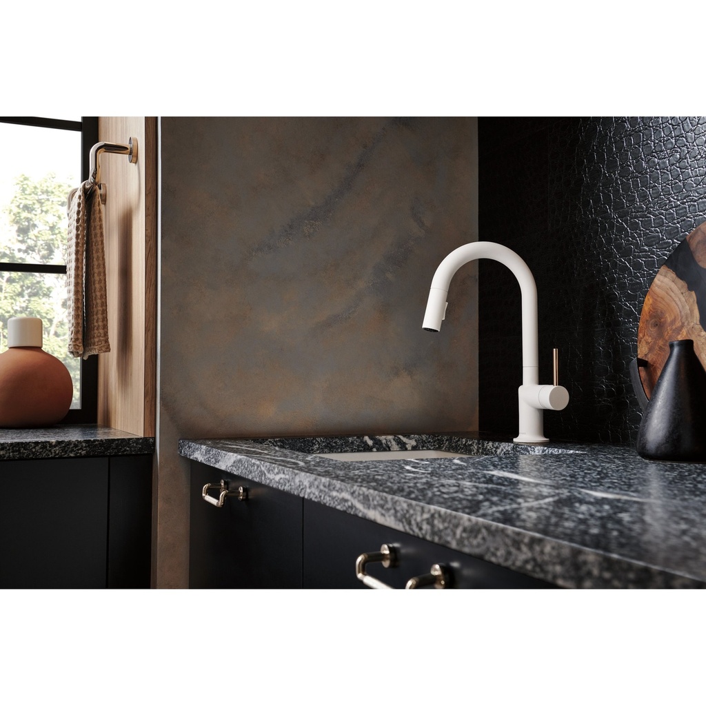 Brizo 63975LF-MWLHP Arc Pull Down Prep Faucet