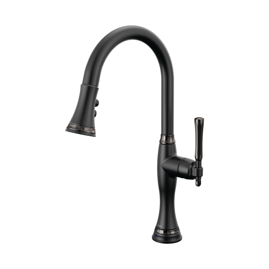 Brizo 64058LF-BLBNX Tulham Smarttouch Pull-Down Kitchen Faucet