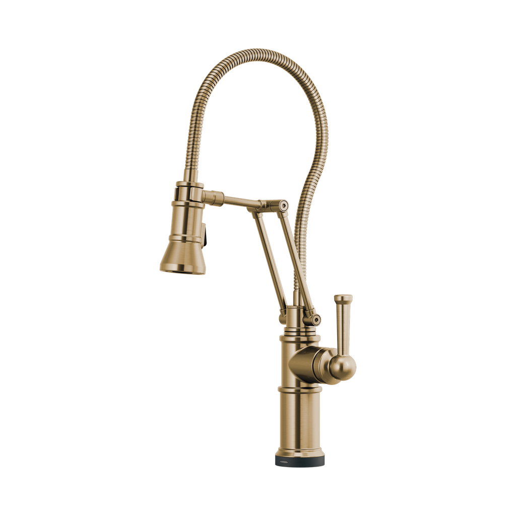 Brizo 64125LF Litze Smart Touch Articulating Faucet Luxe Gold