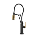 Brizo 64144LF-BLGL Litze Smarttouch Articulating Faucet With Industiral Handle And Fi