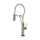 Brizo 64144LF-PN Litze Smarttouch Articulating Faucet With Industiral Handle And Fi
