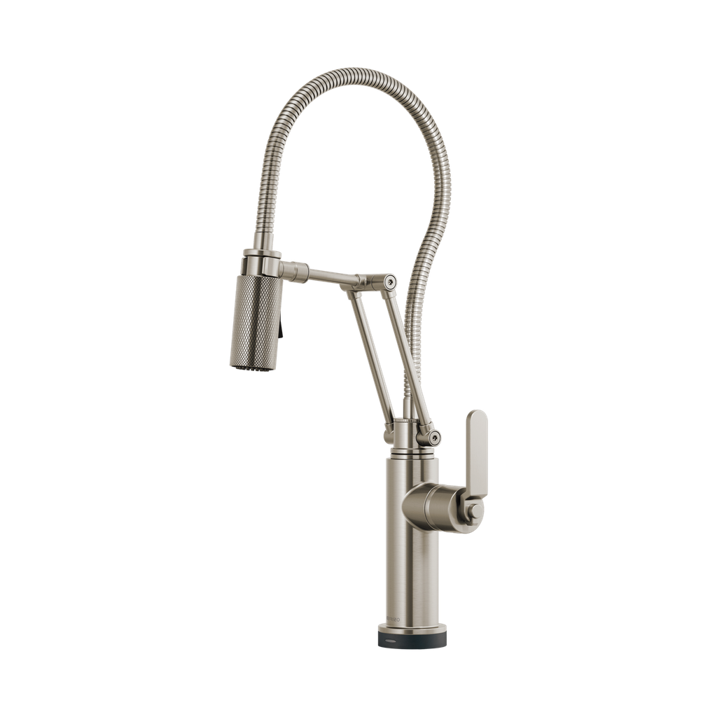 Brizo 64144LF-SS Litze Smarttouch Articulating Faucet With Industiral Handle And Fi