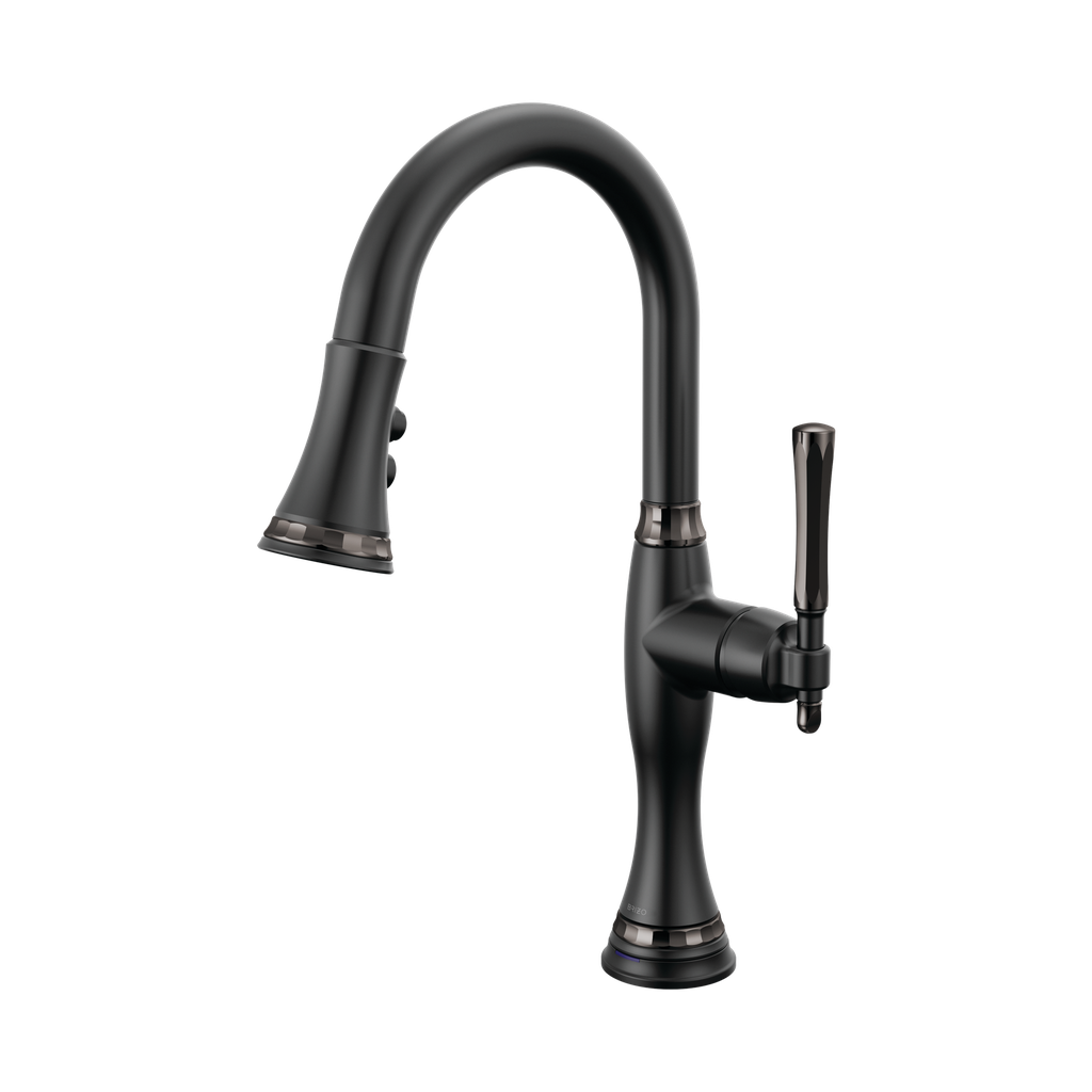 Brizo 64958LF-BLBNX Tulham Smarttouch Pull-Down Prep Faucet