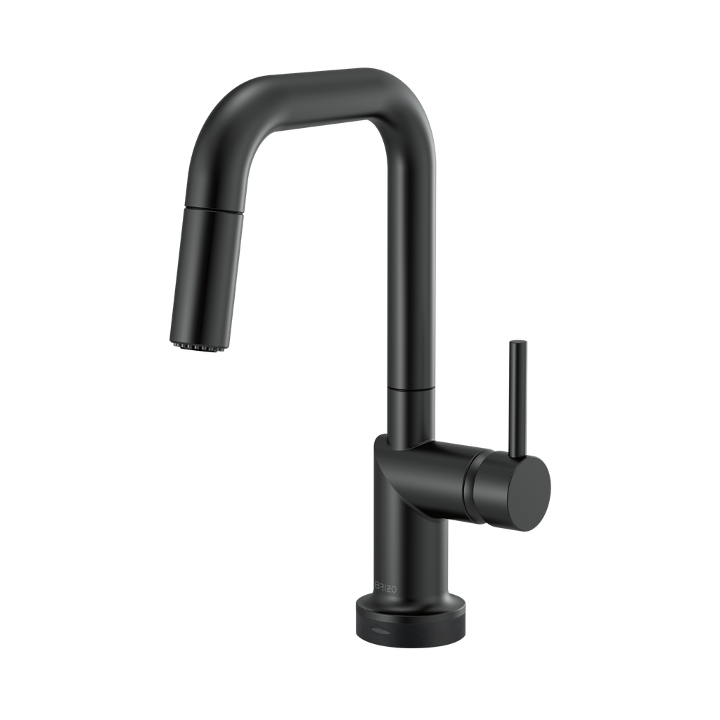 Brizo 64965LF-BLLHP Odin Smarttouch Square Pull-Down Prep Faucet