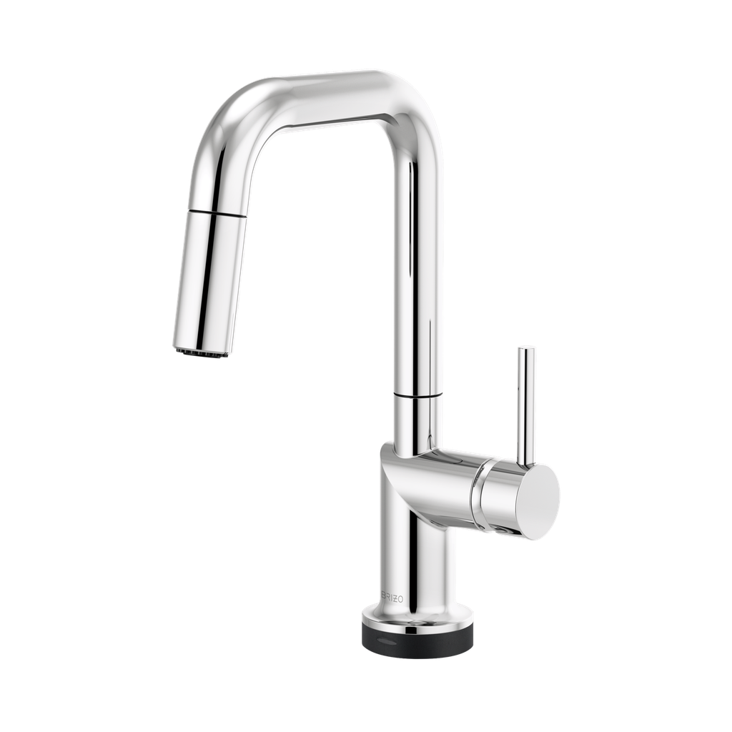 Brizo 64965LF-PCLHP Odin Smarttouch Square Pull-Down Prep Faucet