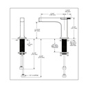 Brizo 65006LF-BNX-ECO Kintsu Single Handle Lavatory Faucet 1.2