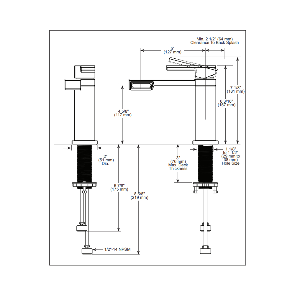 Brizo 65022LF-SL Single Handle Lavatory Faucet 1.2 Gpm