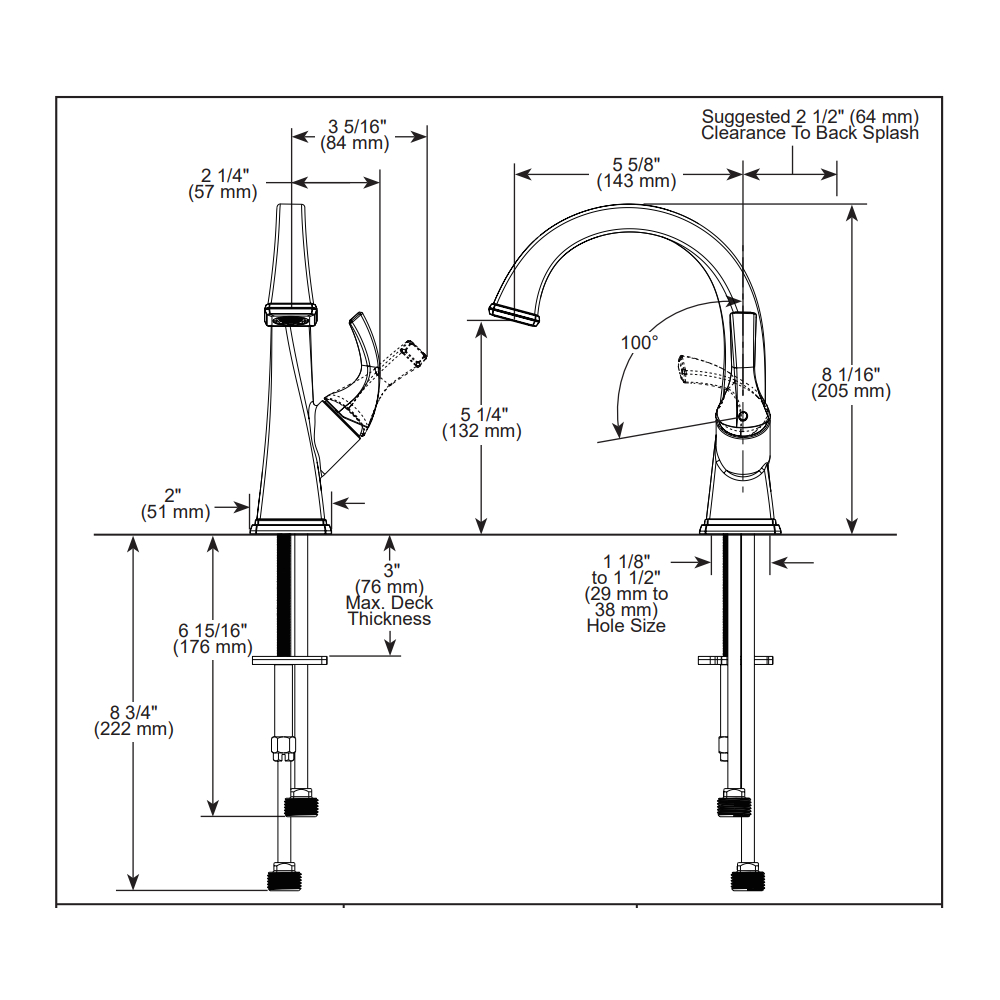 Brizo 65030LF-BN Sotria Single Handle Lavatory