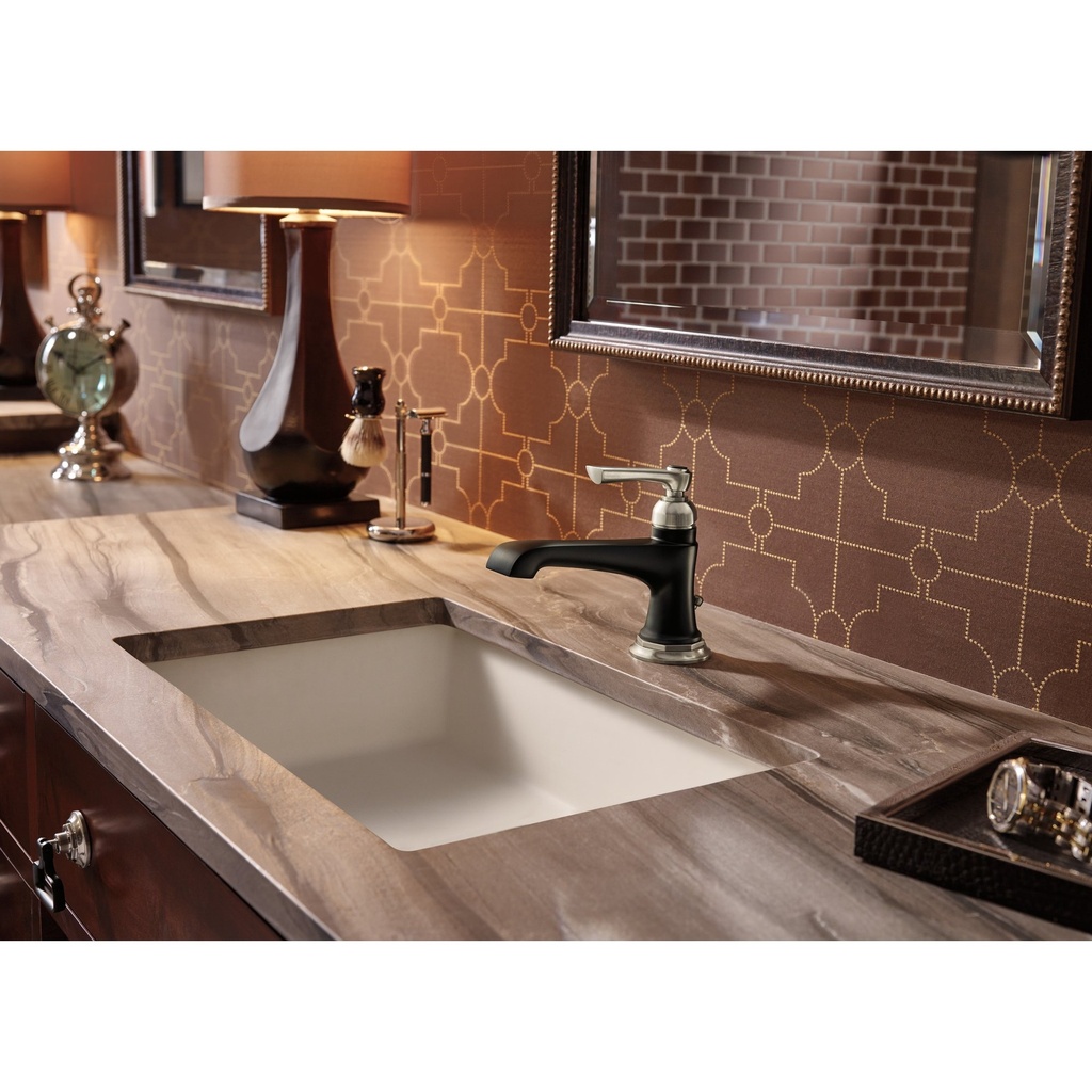 Brizo 65060LF-NKBL-ECO Siderna Single Handle Single Hole Lavatory Faucet