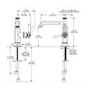 Brizo 65076LF-NK Invari Single Handle Lavatory Faucet 1.5
