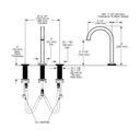 Brizo 65306LF-PCLHP-ECO Kintsu Widespread High Arc Spout 1.2