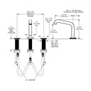 Brizo 65307LF-GLLHP Kintsu Widespread Mid-Rise Column Spout 1.5