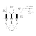 Brizo 65308LF-GLLHP Kintsu Widespread Low-Rise Spout 1.5