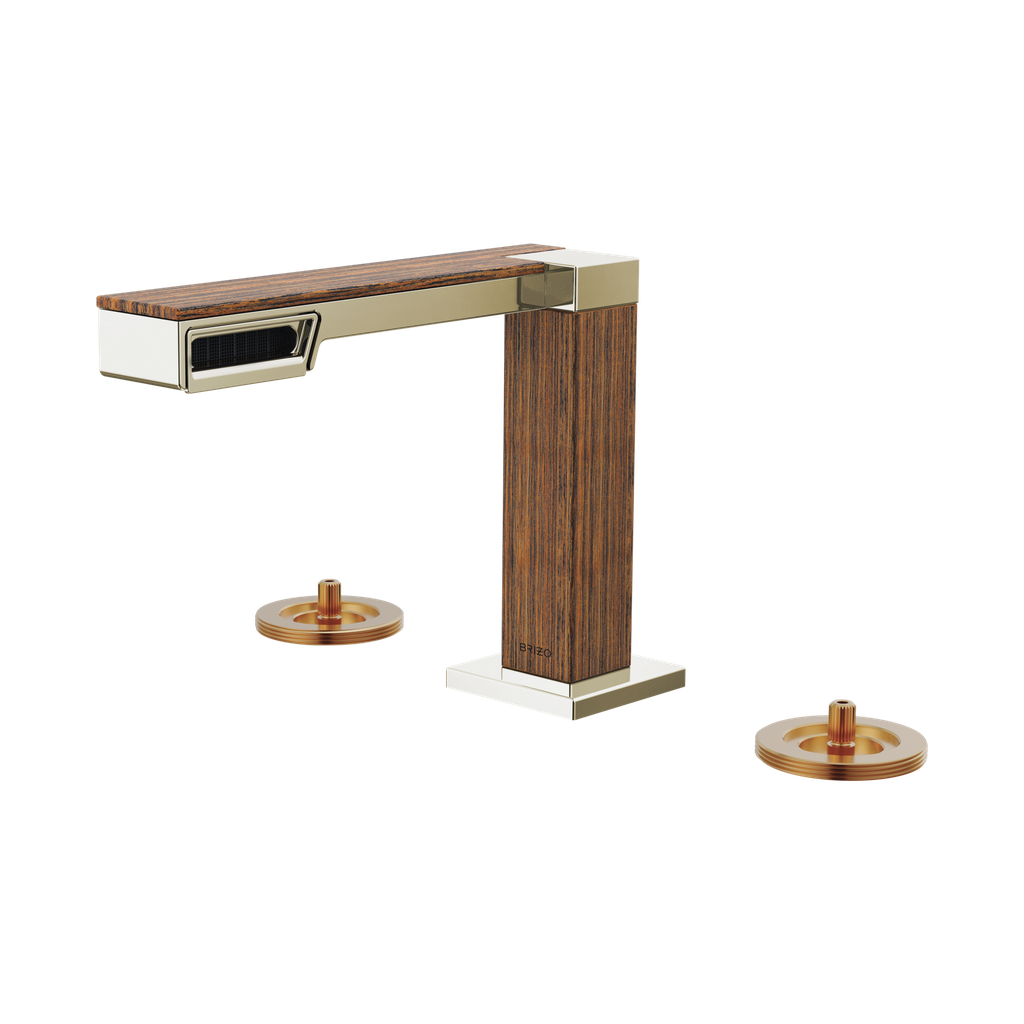 Brizo 65322LF-PNTKLHP Widespread Lavatory Faucet 1.2 Gpm