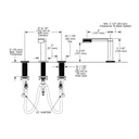 Brizo 65322LF-PNTKLHP Widespread Lavatory Faucet 1.2 Gpm