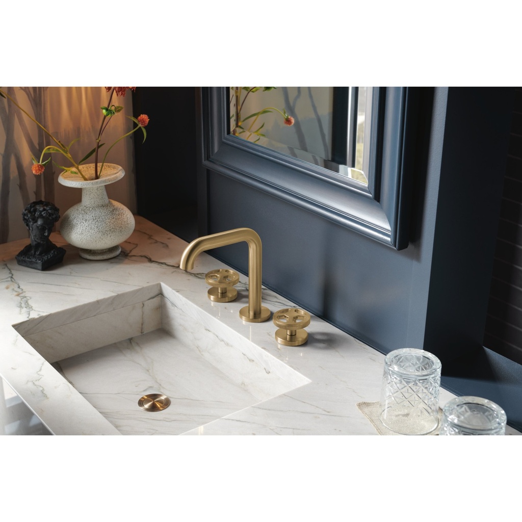 Brizo 65332LF-GLLHP Litze Widespread High Spout 1.5 Luxe Gold (less handles)