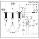 Brizo 65334LF-NKLHP Widespread Low Spout 1.5