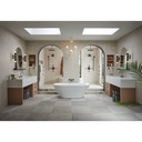Brizo 65368LF-BNXLHP-ECO Allaria Widespread Square Spout (1.2 Gpm)