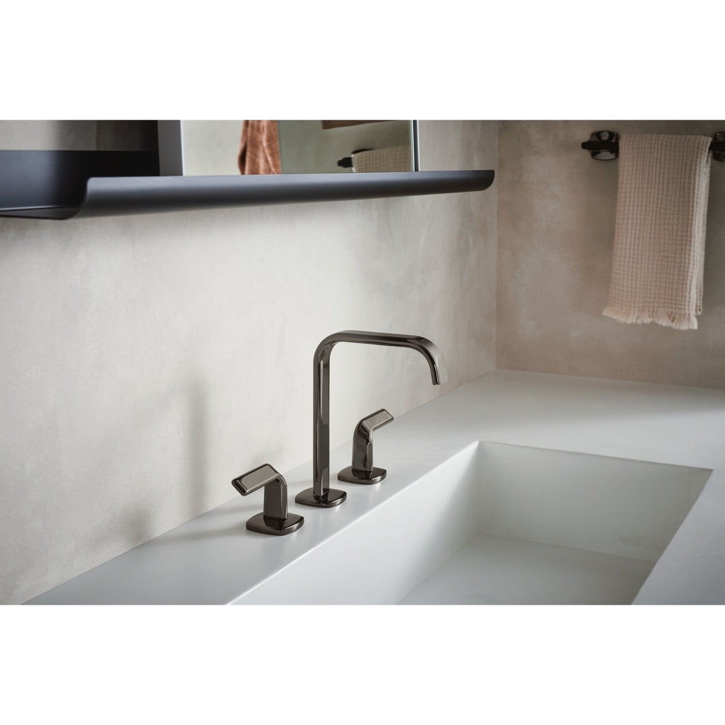 Brizo 65368LF-BNXLHP-ECO Allaria Widespread Square Spout (1.2 Gpm)