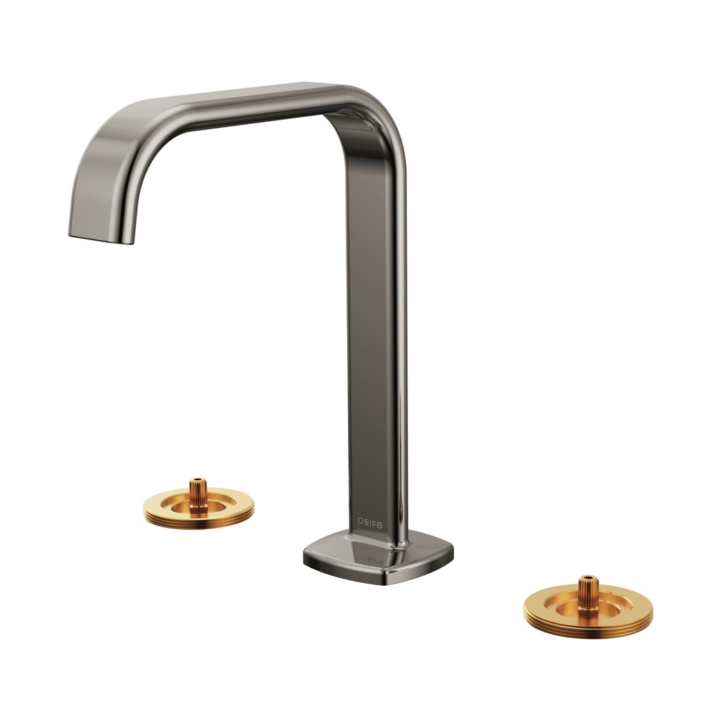 Brizo 65368LF-BNXLHP-ECO Allaria Widespread Square Spout (1.2 Gpm)