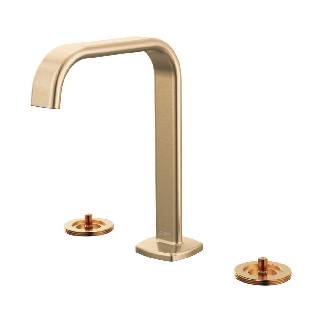 Brizo 65368LF-GLLHP-ECO Allaria Widespread Square Spout (1.2 Gpm)