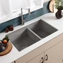 Native Trails NSKD3321-C Farmhouse Double Bowl in Charcoal