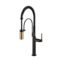 Brizo 63343LF-BLGL Semi-Professional Kitchen Faucet Knurl