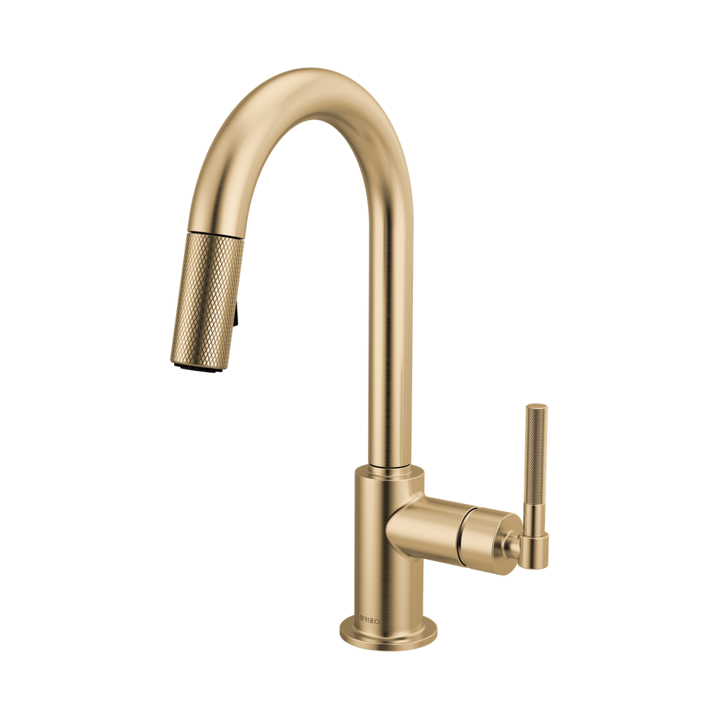 Brizo 63943LF-GL Pull-Down Prep Faucet With Arc Spout K