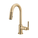 Brizo 63943LF-GL Pull-Down Prep Faucet With Arc Spout K