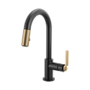 Brizo 63944LF-BLGL Pull-Down Prep Faucet With Arc Spout I
