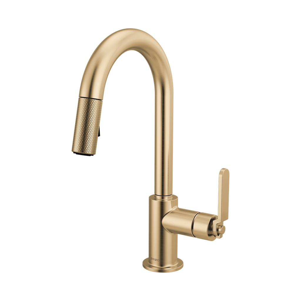 Brizo 63944LF-GL Pull-Down Prep Faucet With Arc Spout I