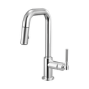Brizo 63953LF-PC Pull-Down Prep Faucet With Square Spout