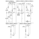 Brizo 63953LF-PN Pull-Down Prep Faucet With Square Spout