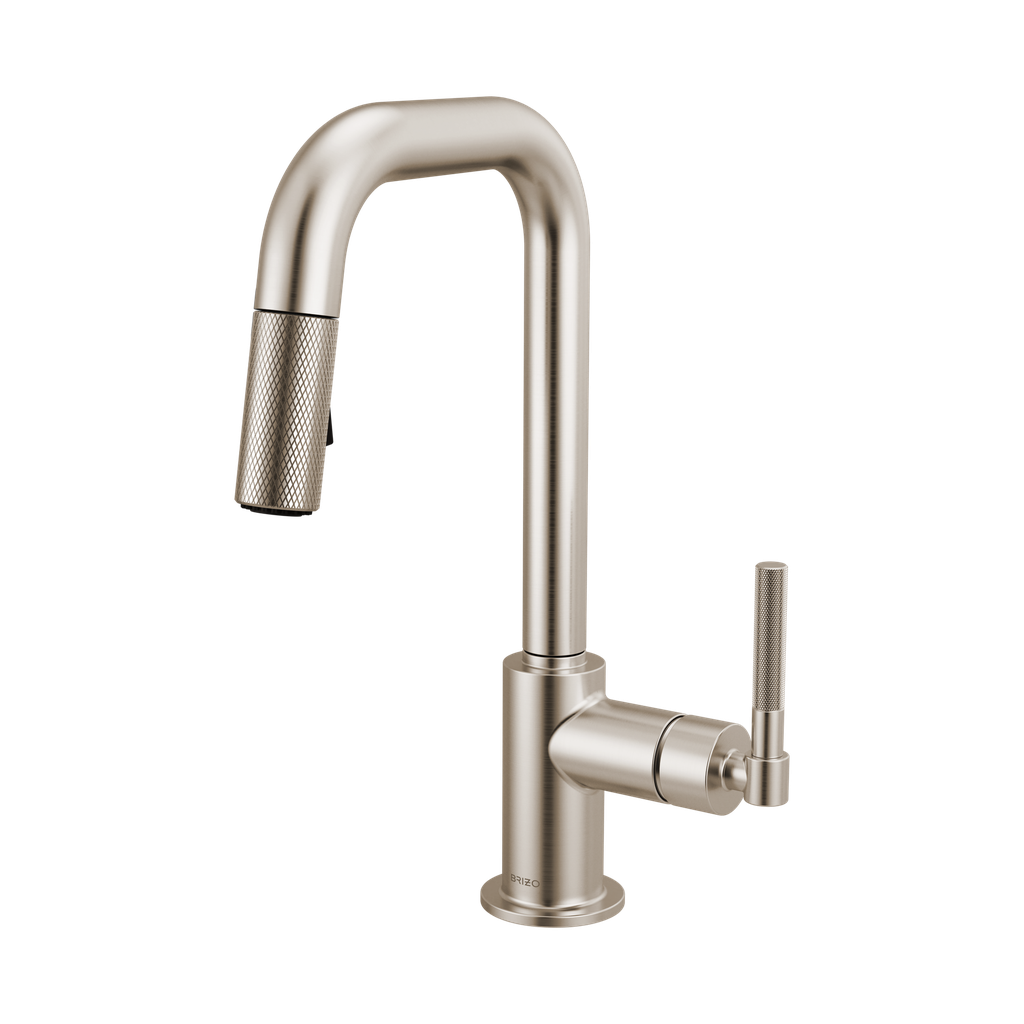 Brizo 63953LF-SS Pull-Down Prep Faucet With Square Spout