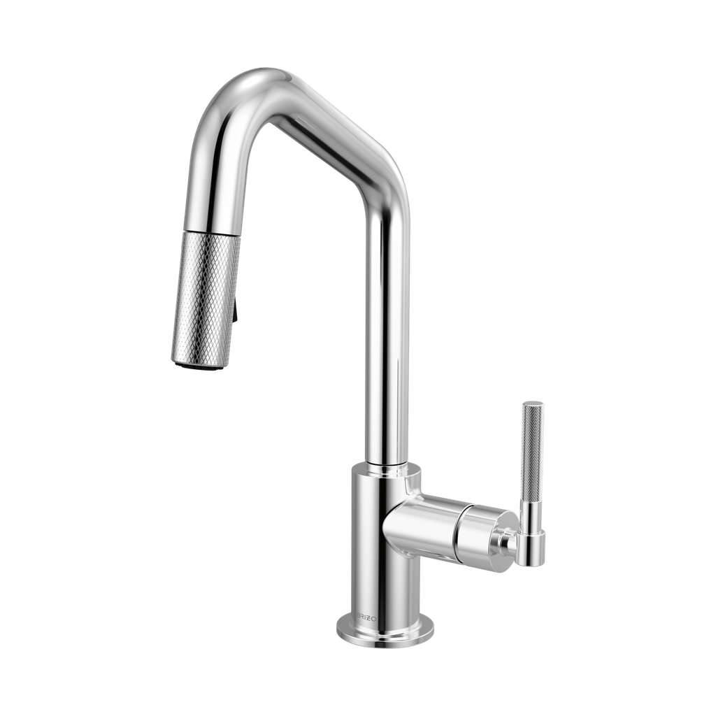 Brizo 63963LF-PC Pull-Down Prep Faucet With Angle Spout
