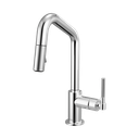 Brizo 63963LF-PC Pull-Down Prep Faucet With Angle Spout