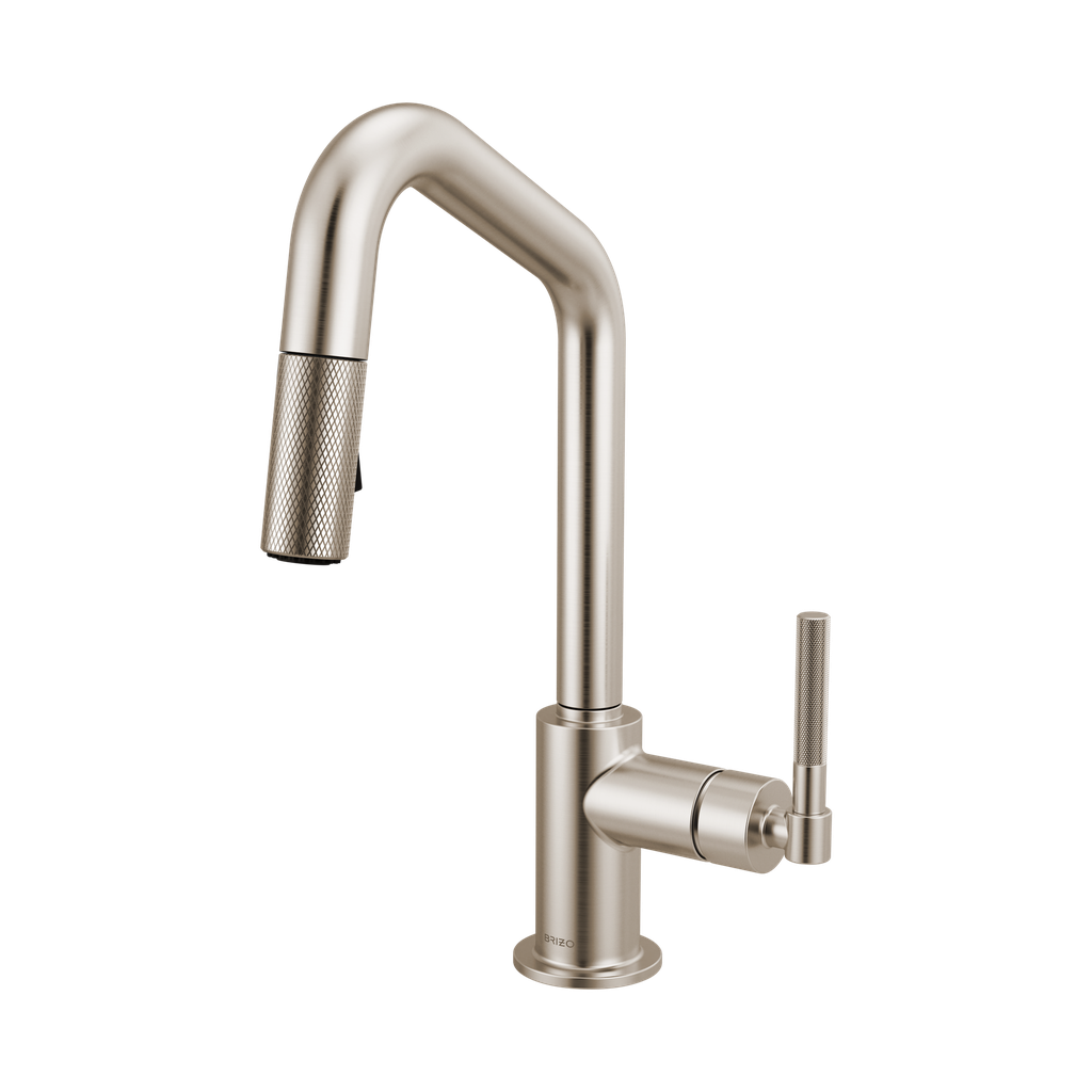 Brizo 63963LF-SS Pull-Down Prep Faucet With Angle Spout
