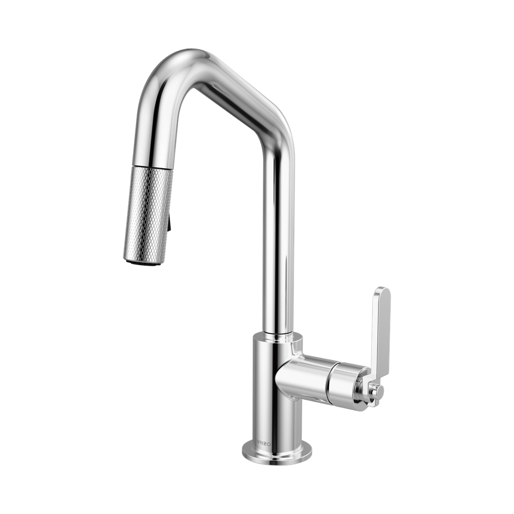 Brizo 63964LF-PC Pull-Down Prep Faucet With Angle Spout
