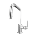 Brizo 63964LF-PC Pull-Down Prep Faucet With Angle Spout