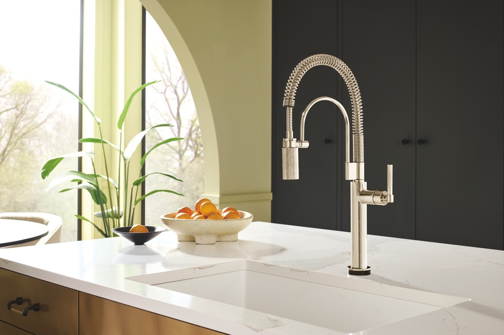 Brizo 64343LF-PN Smarttouch Semi-Professional Kitchen Fau