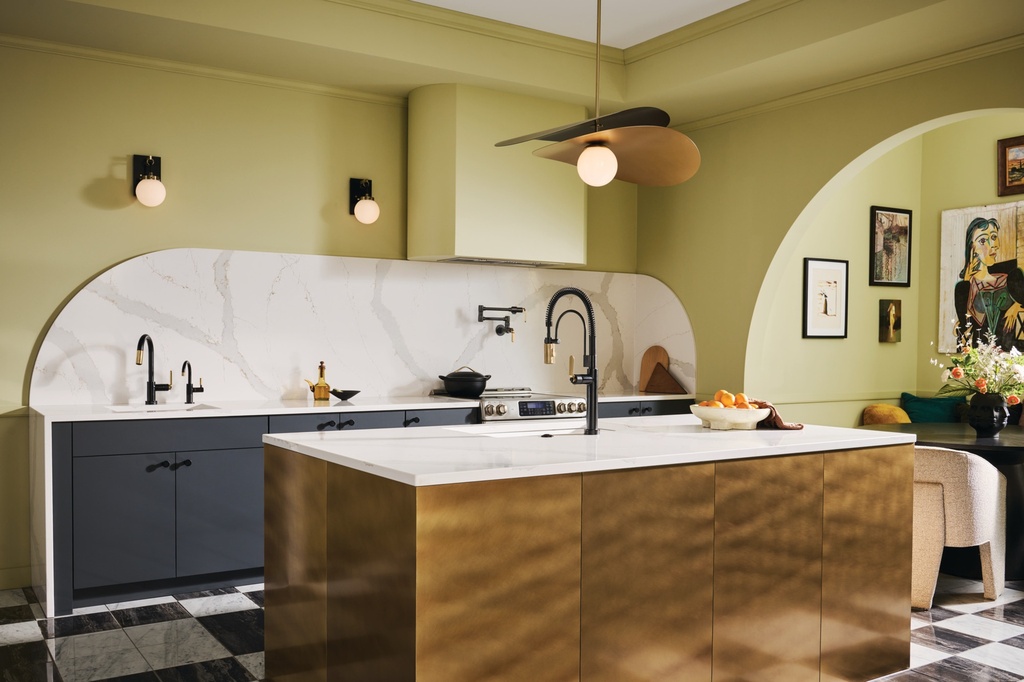 Brizo 64344LF-BLGL Smarttouch Semi-Professional Kitchen Fau