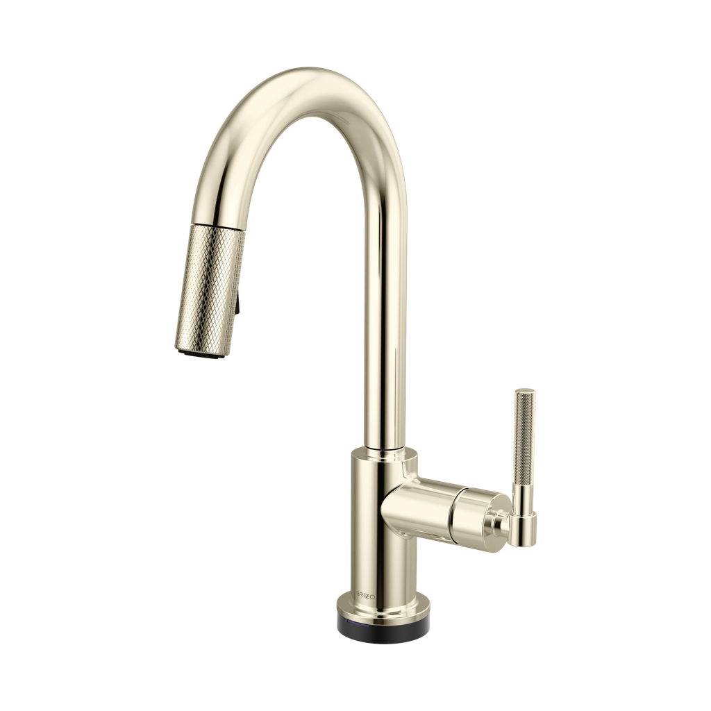 Brizo 64943LF-PN Smarttouch Pull-Down Prep Faucet With Ar