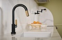 Brizo 64944LF-BLGL Smarttouch Pull-Down Prep Faucet With Ar